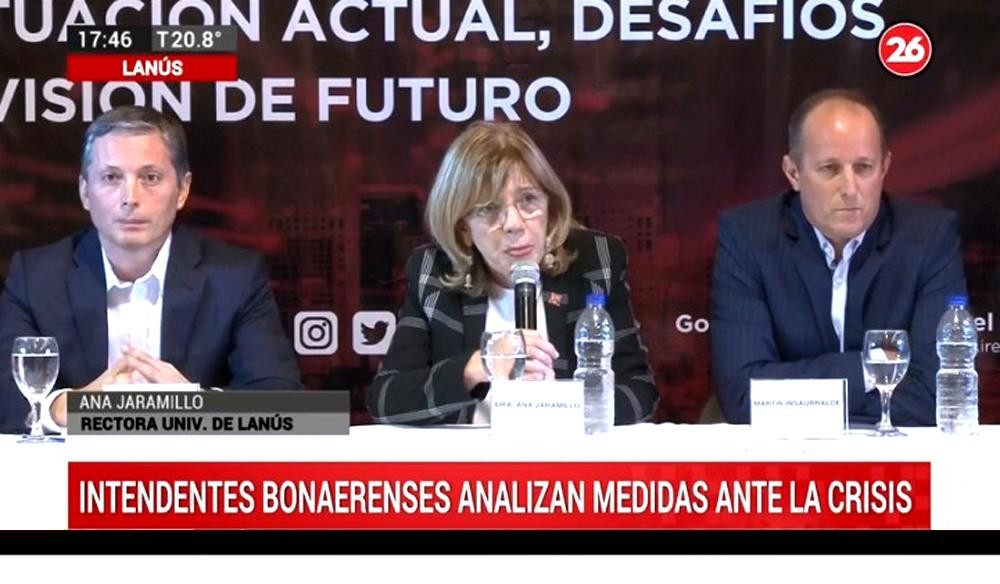 Intendentes bonaerenses analizaron medidas ante la crisis, política, Canal 26	