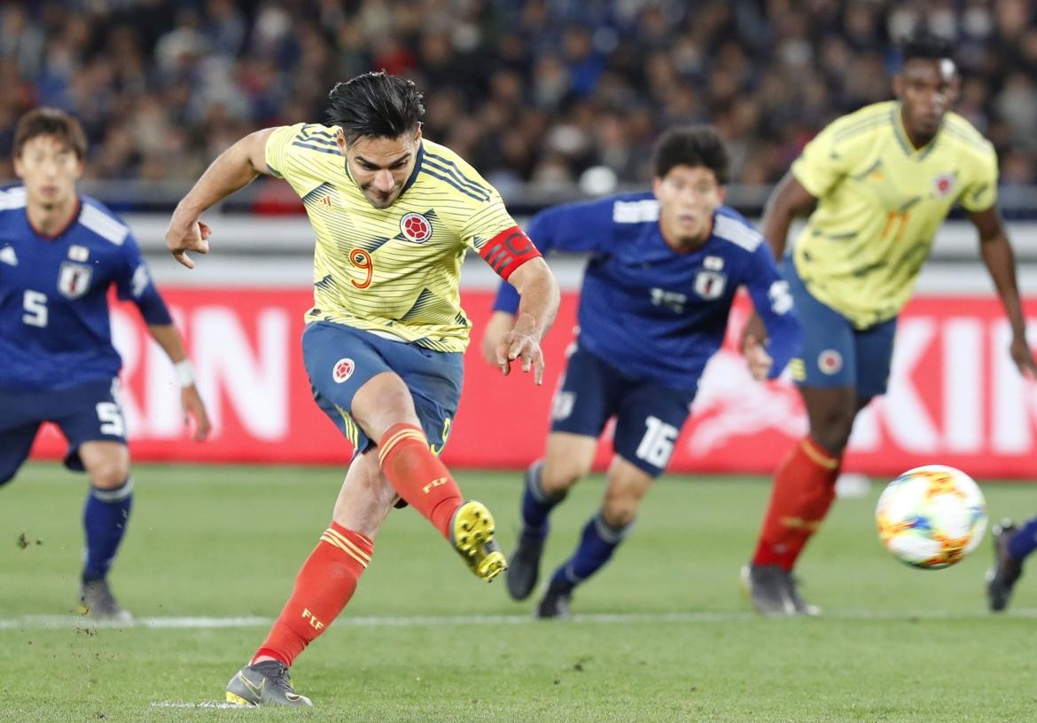 Amistoso internacional FIFA, Japón y Colombia, REUTERS