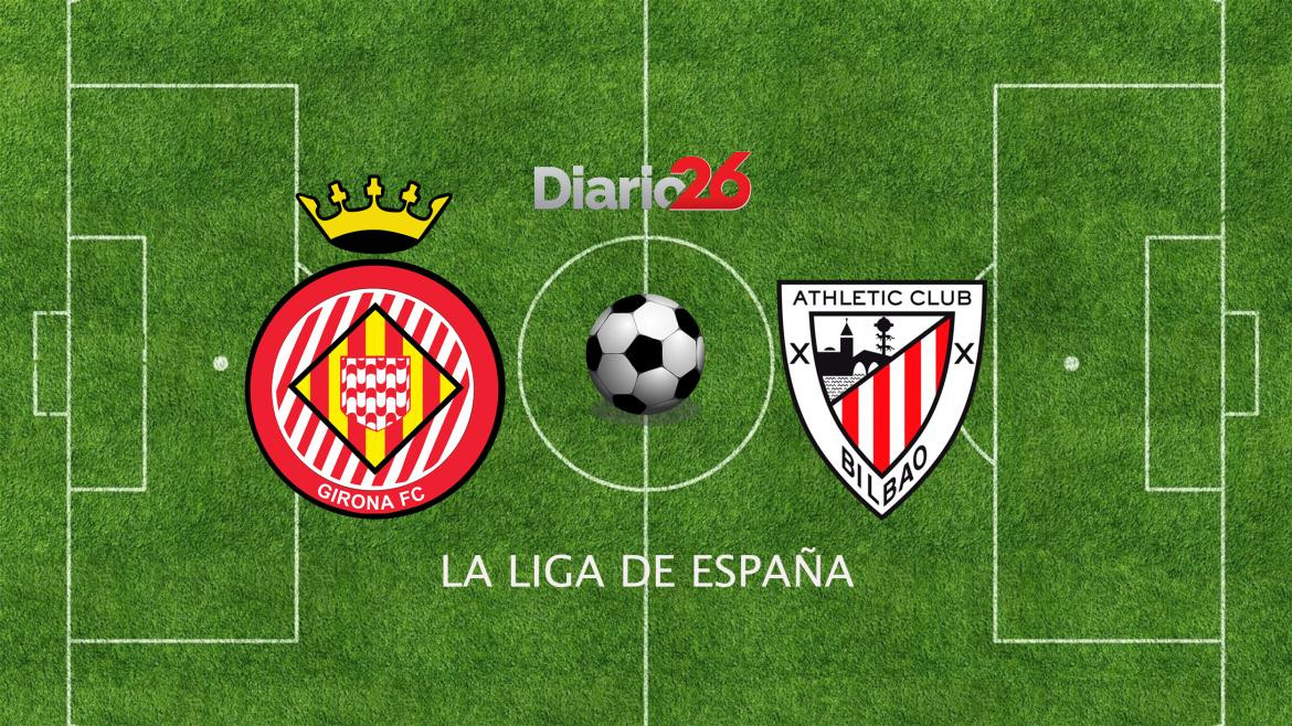 La Liga de España: Girona vs. Athletic Bilbao, Diario 26