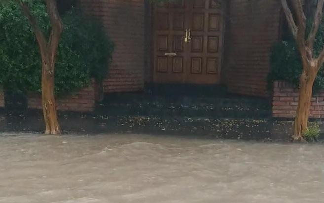 Temporal Río Cuarto - calles inundadas