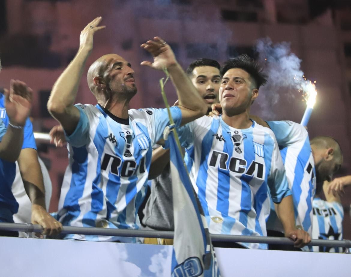 Racing campeón - festejos Agencia NA