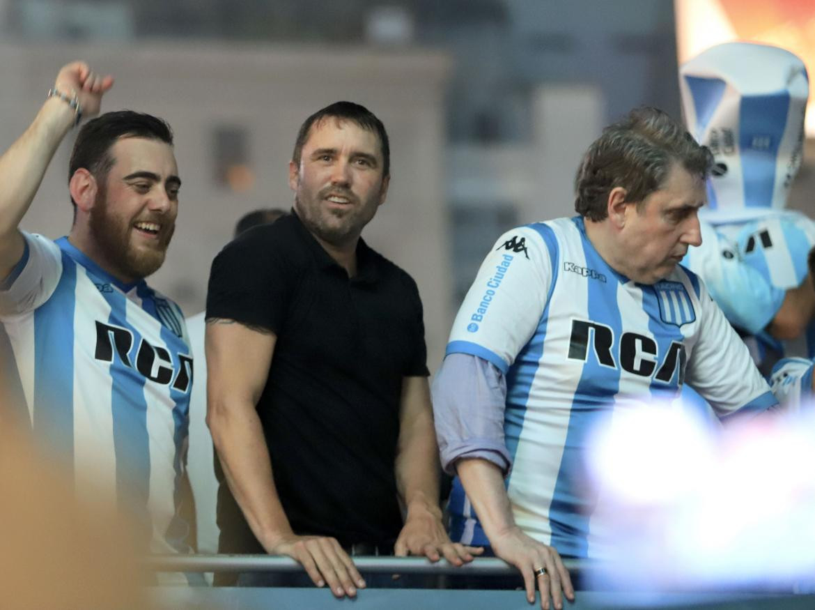 Racing campeón - festejos Agencia NA