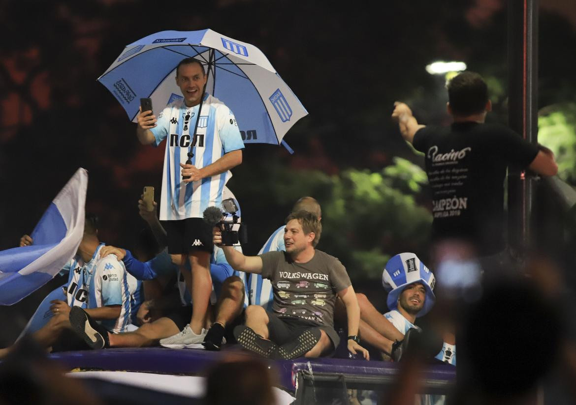 Racing campeón - festejos Agencia NA