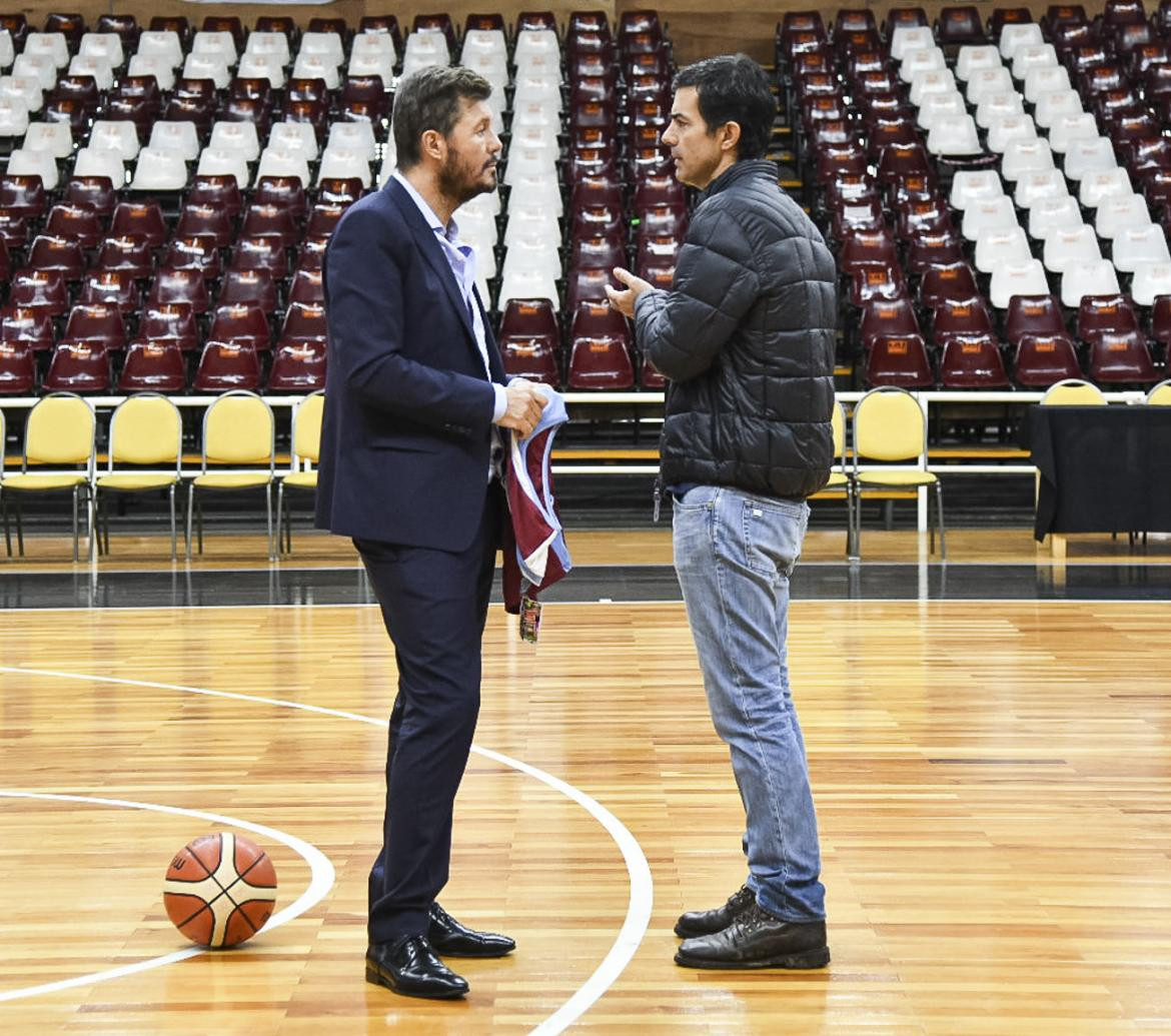 Marcelo Tinelli junto al gobernador de Salta, Juan Manuel Urtubey, NA