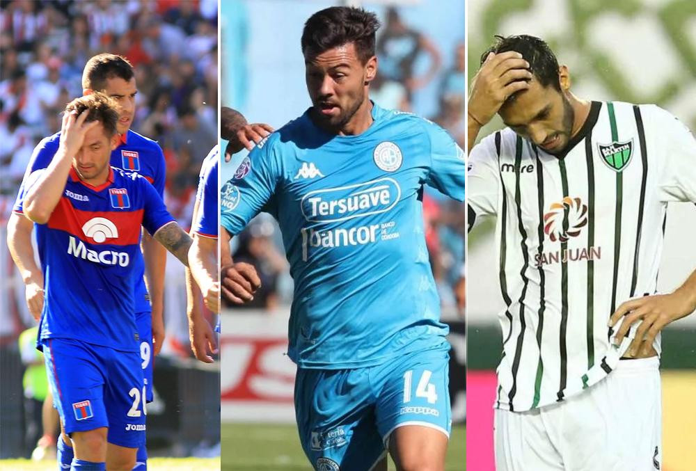 Belgrano, San Martín de San Juan y Tigre descendieron a Nacional B	