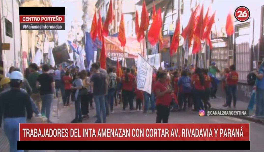 Protesta INTA - Centro Porteño