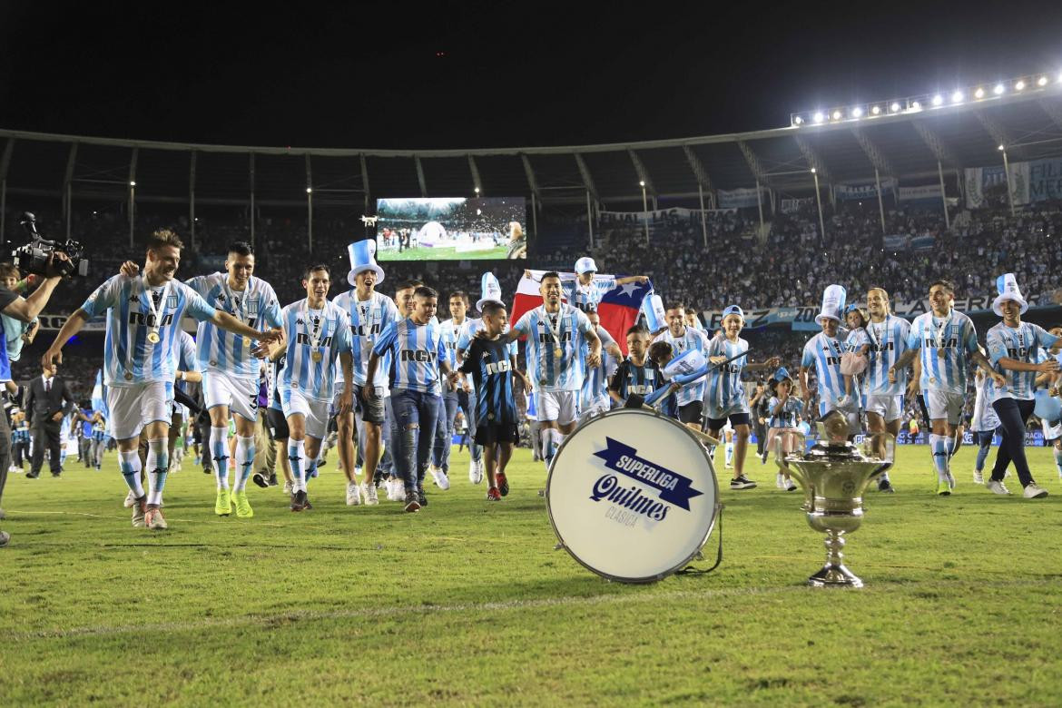 Racing campeón - Festejos en el Cilindro Agencia NA