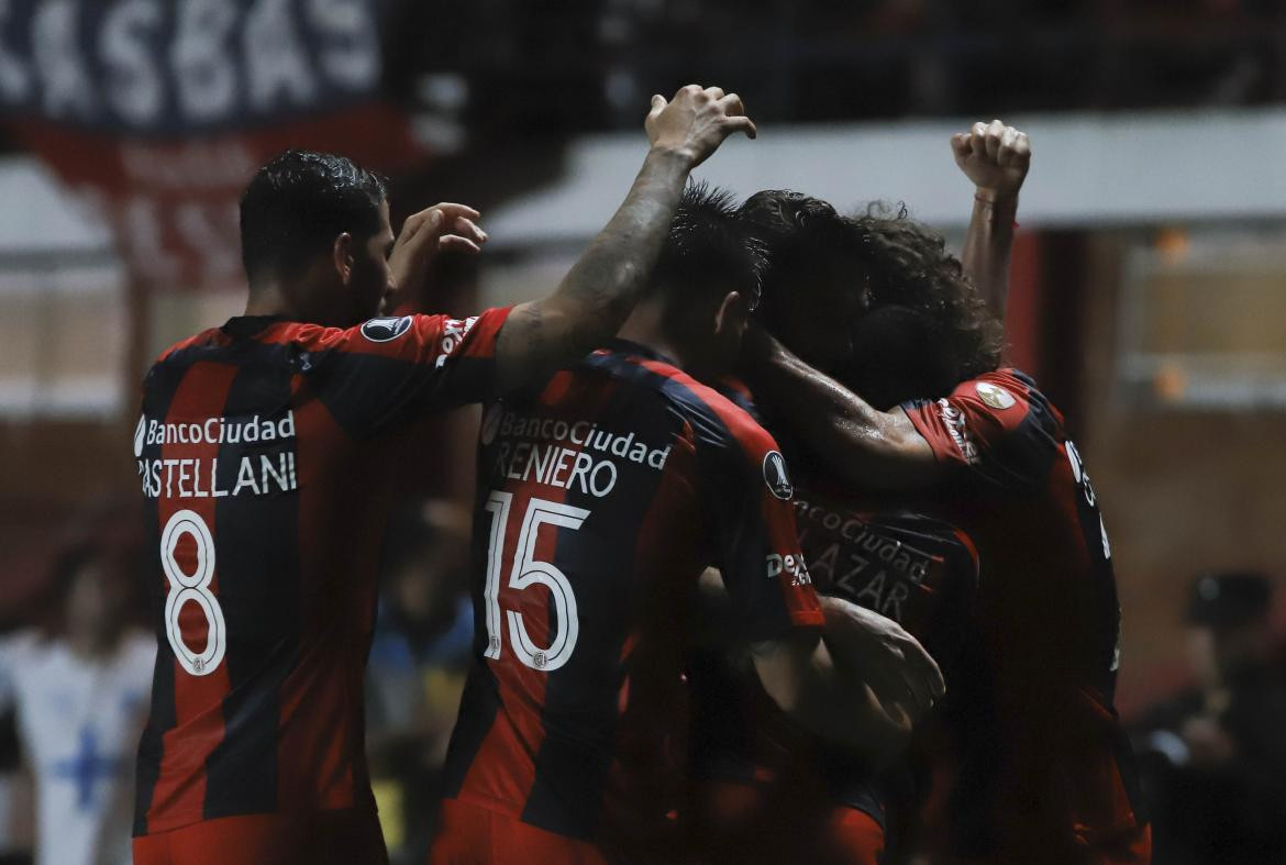 Festejo de San Lorenzo en Copa Libertadores (NA)