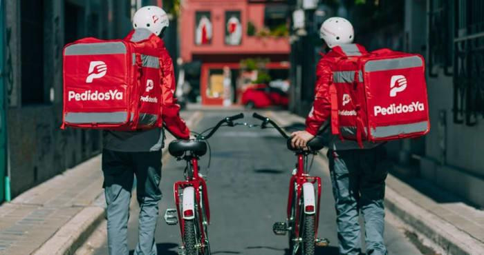 Delivery en bicicleta, Pedidos Ya