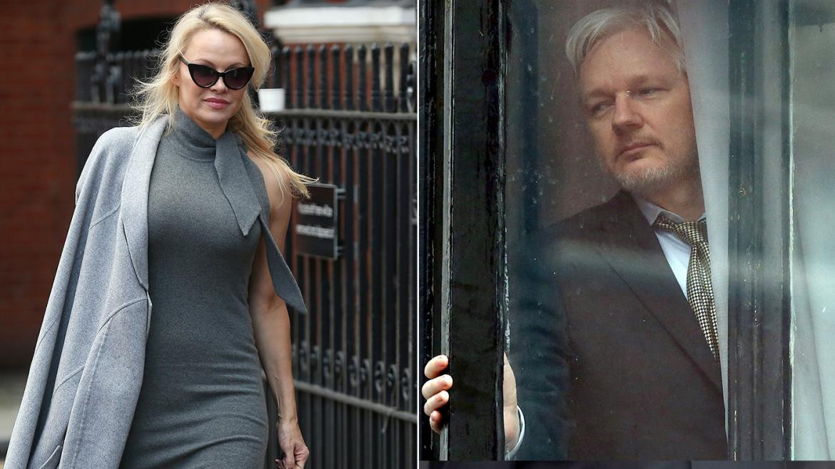 Pamela Anderson y Assange