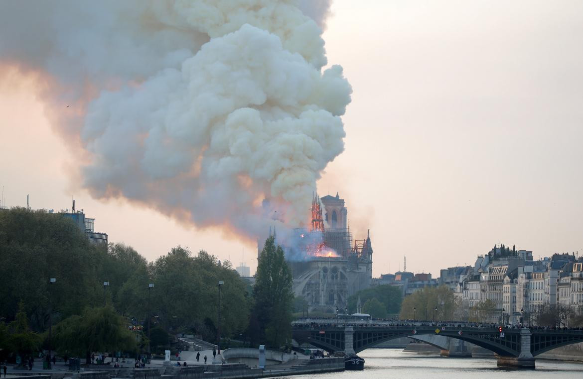 Incendio en la Catedral de Notre Dame, 15 de abril de 2019, REUTERS