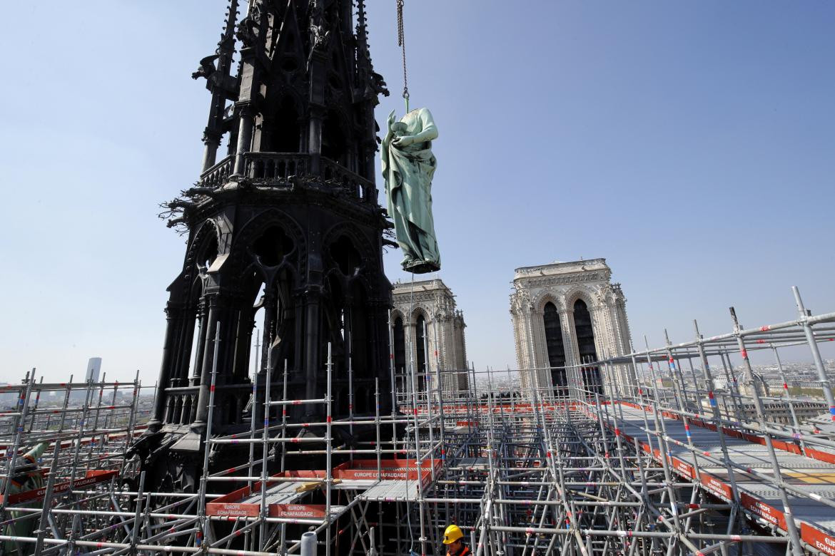 Incendio en la Catedral de Notre Dame, 15 de abril de 2019, REUTERS