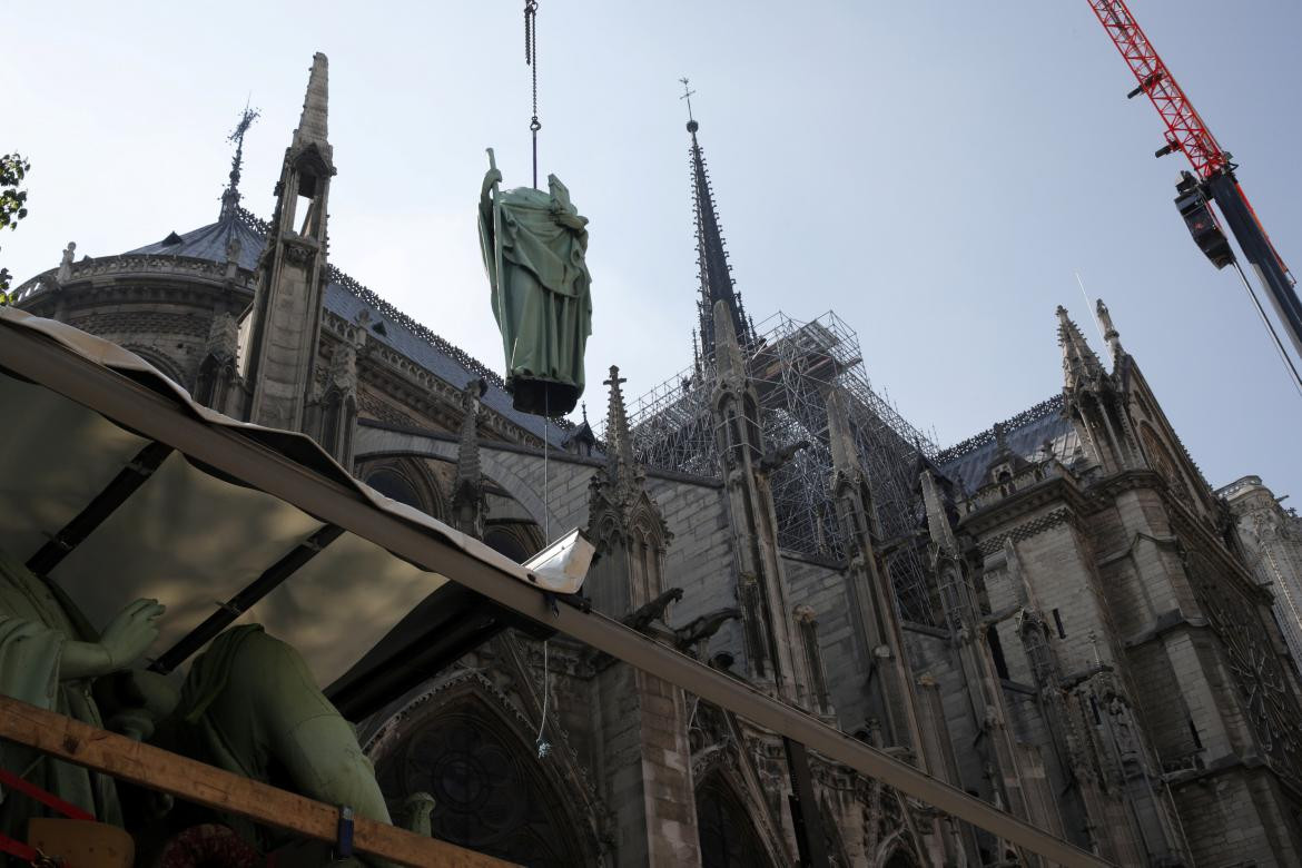 Incendio en la Catedral de Notre Dame, 15 de abril de 2019, REUTERS