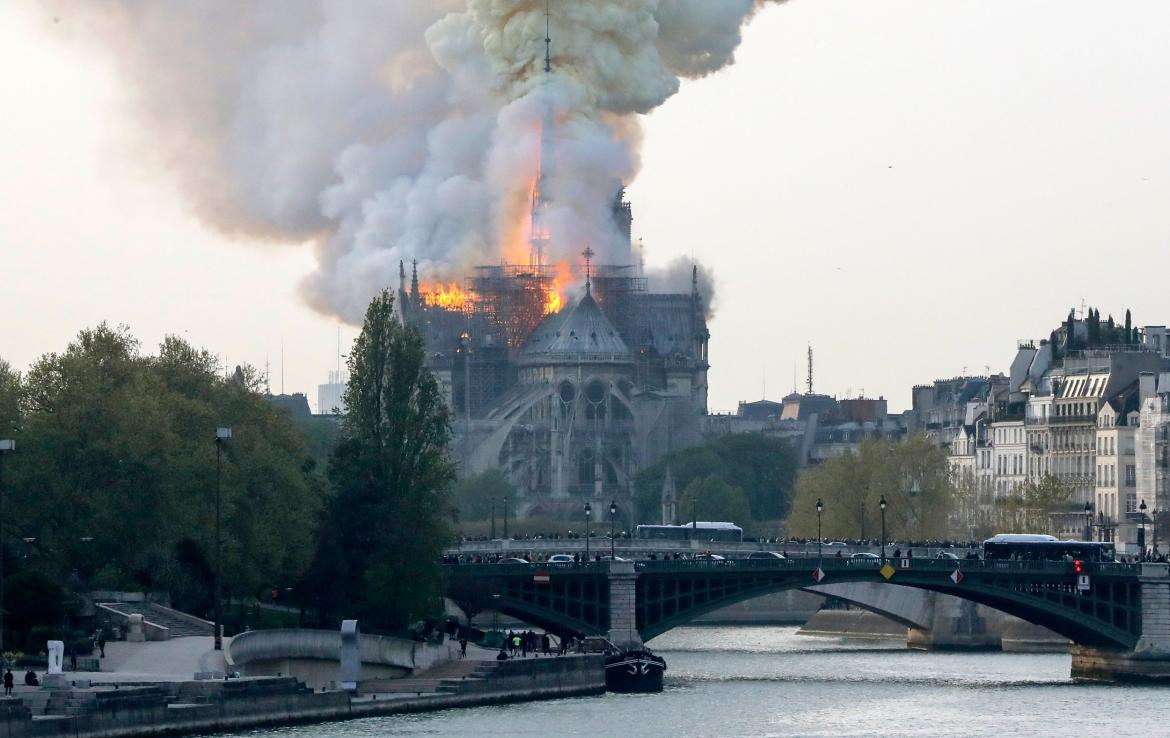 Incendio en la Catedral de Notre Dame, 15 de abril de 2019, NA