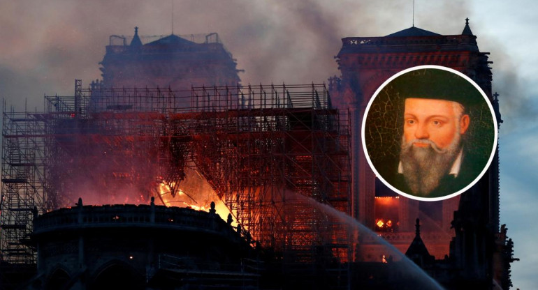 Nostradamus sobre el incendio en catedral de Notre Dame