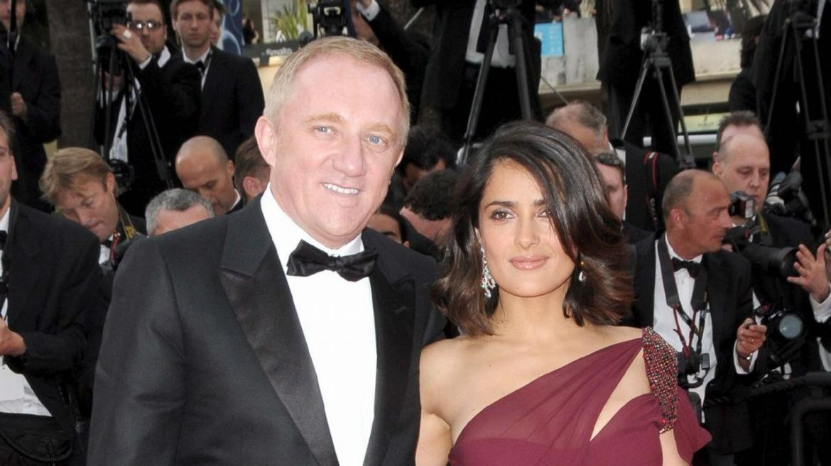 François-Henri Pinault y Salma Hayek