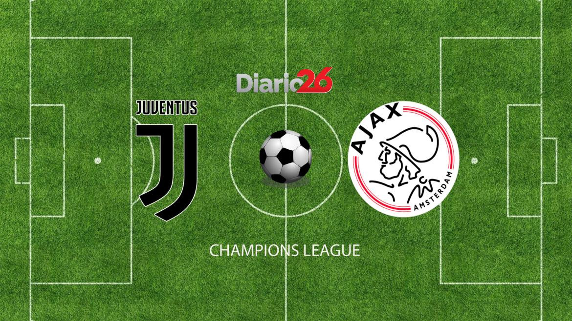 Champions League, Juventus vs. Ajax, fútbol, Diario26	