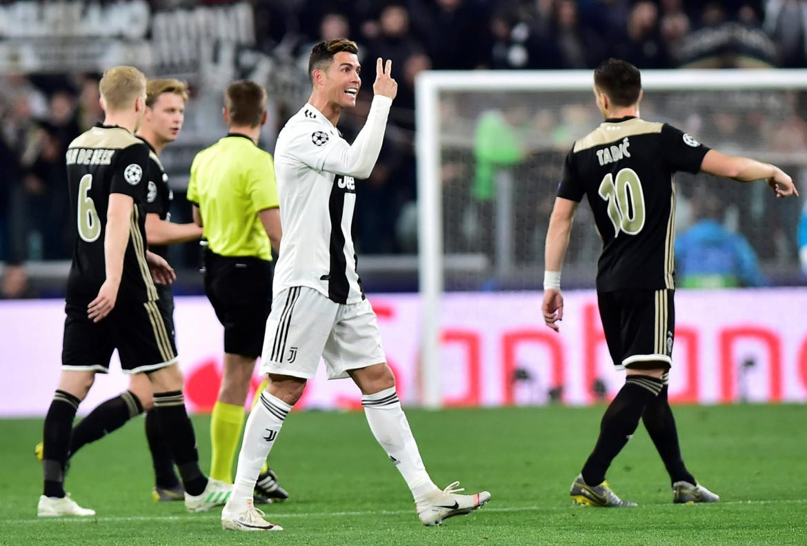 Champions League, Juventus vs. Ajax, gol de Cristiano Ronaldo, fútbol, Reuters