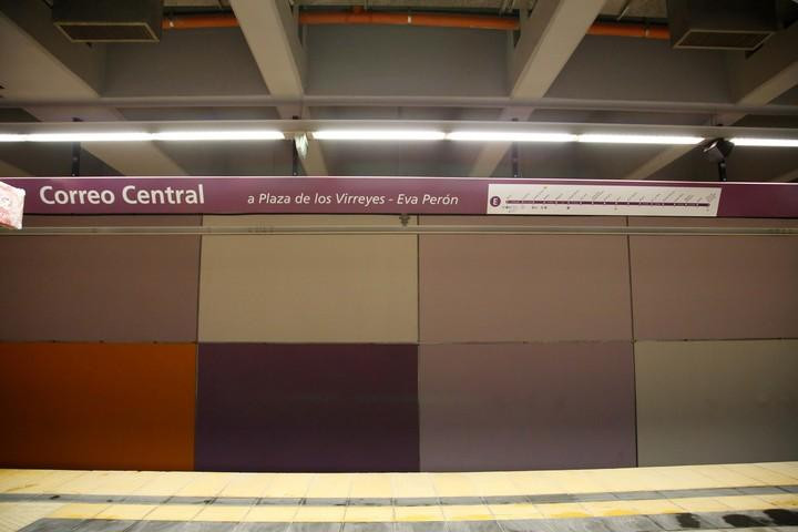 Nueva estación Correo Central de la línea E de subtes