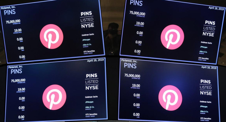 Pinterest en la bolsa de Nueva York, Redes Sociales, Tecnología, Reuters
