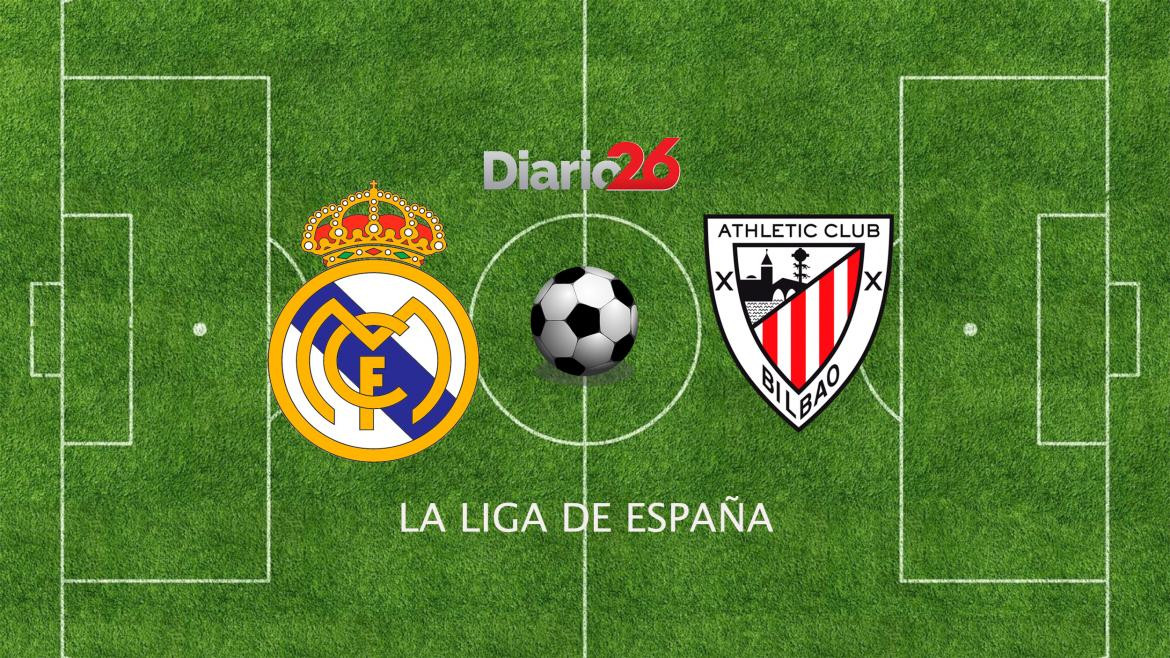 Real Madrid vs. Athletic Bilbao por la Liga, Diario 26, fútbol internacional
