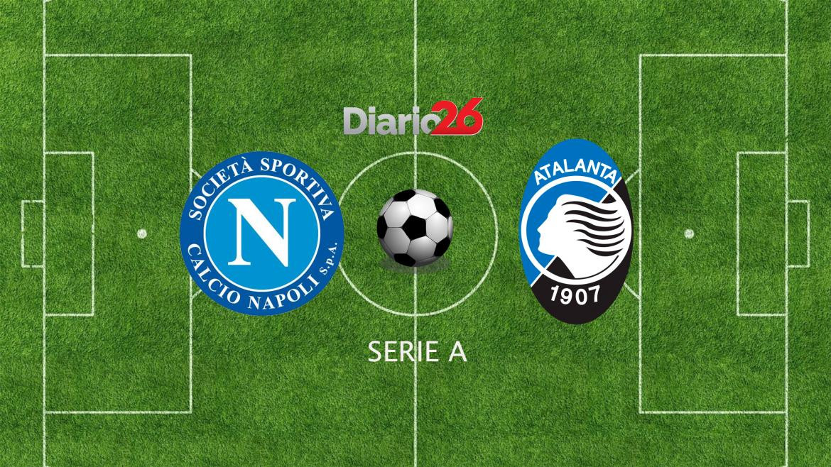 Serie A, Nápoli vs. Atalanta, fútbol, deportes, Diario 26