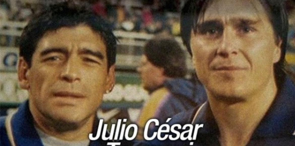 Maradona y Julio César Toresani