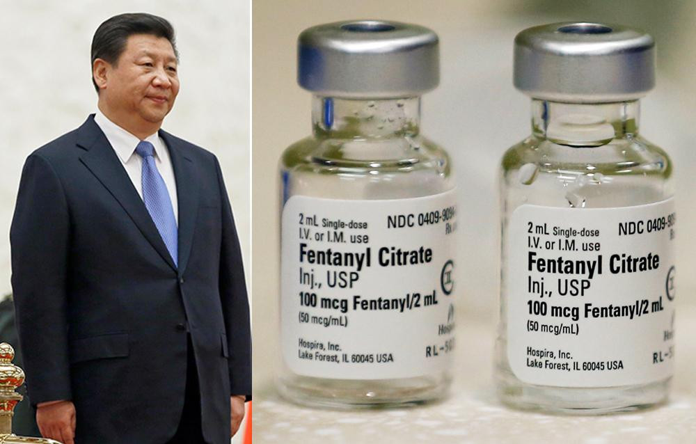 Xi Jinping, Fentanilo, droga, China