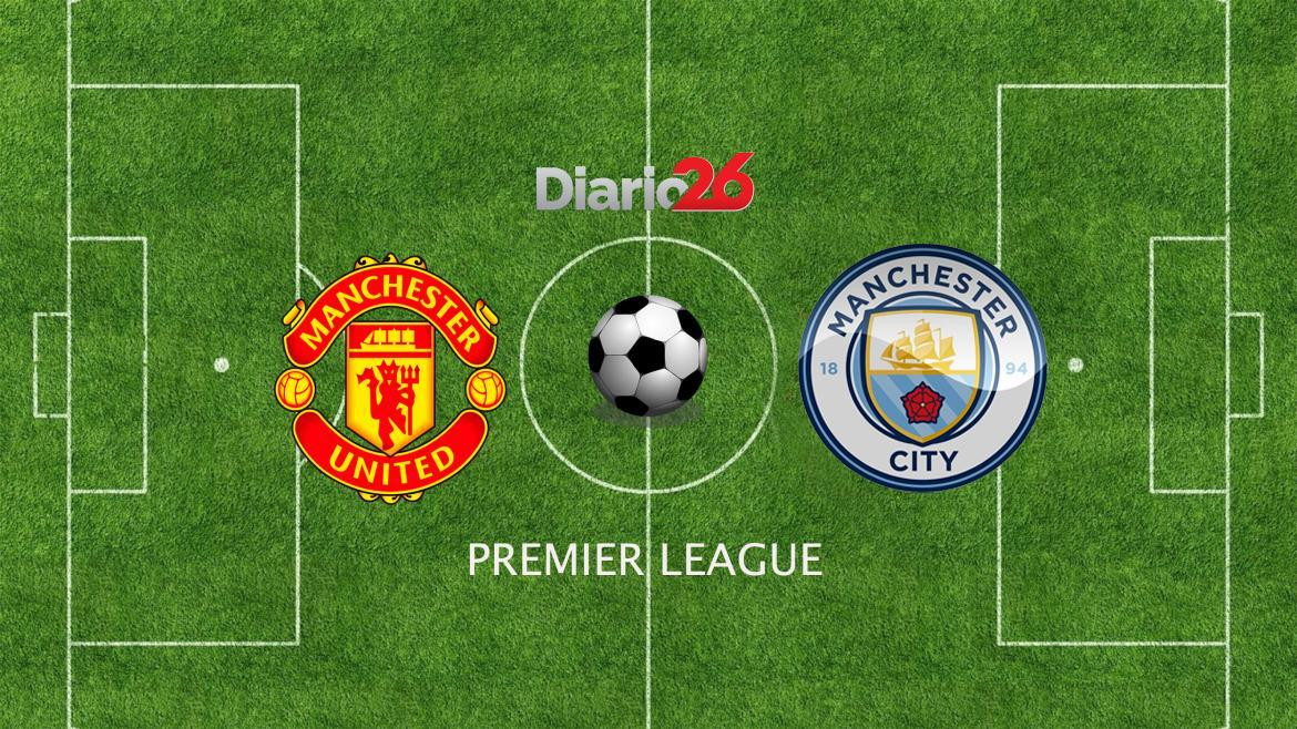 Premier League, Manchester United vs. Manchester City, fútbol, deportes, Diario26