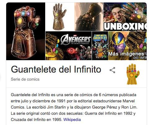 Google permite que Thanos se apodere de tu buscador