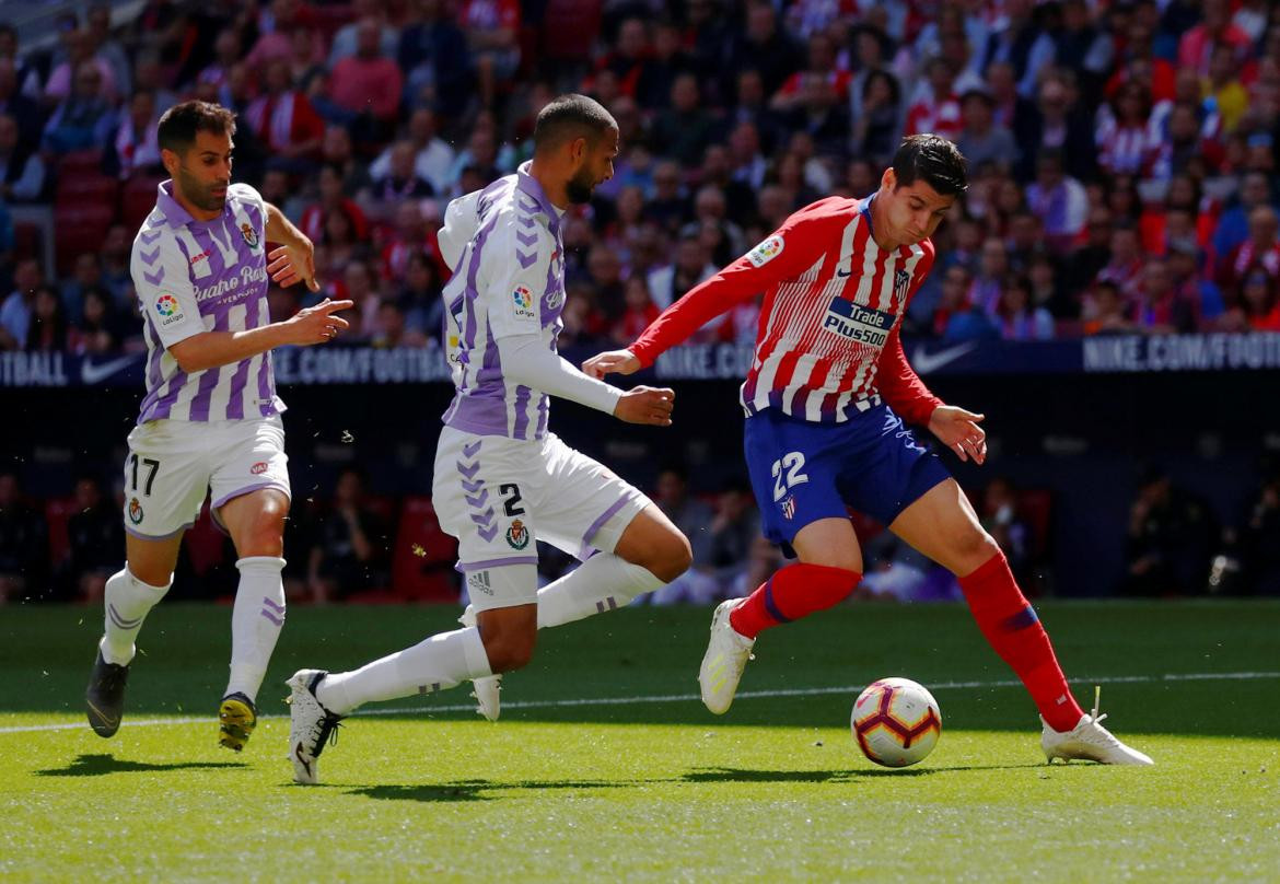 La Liga, Atlético Madrid vs. Valladolid, fútbol, deportes, Reuters