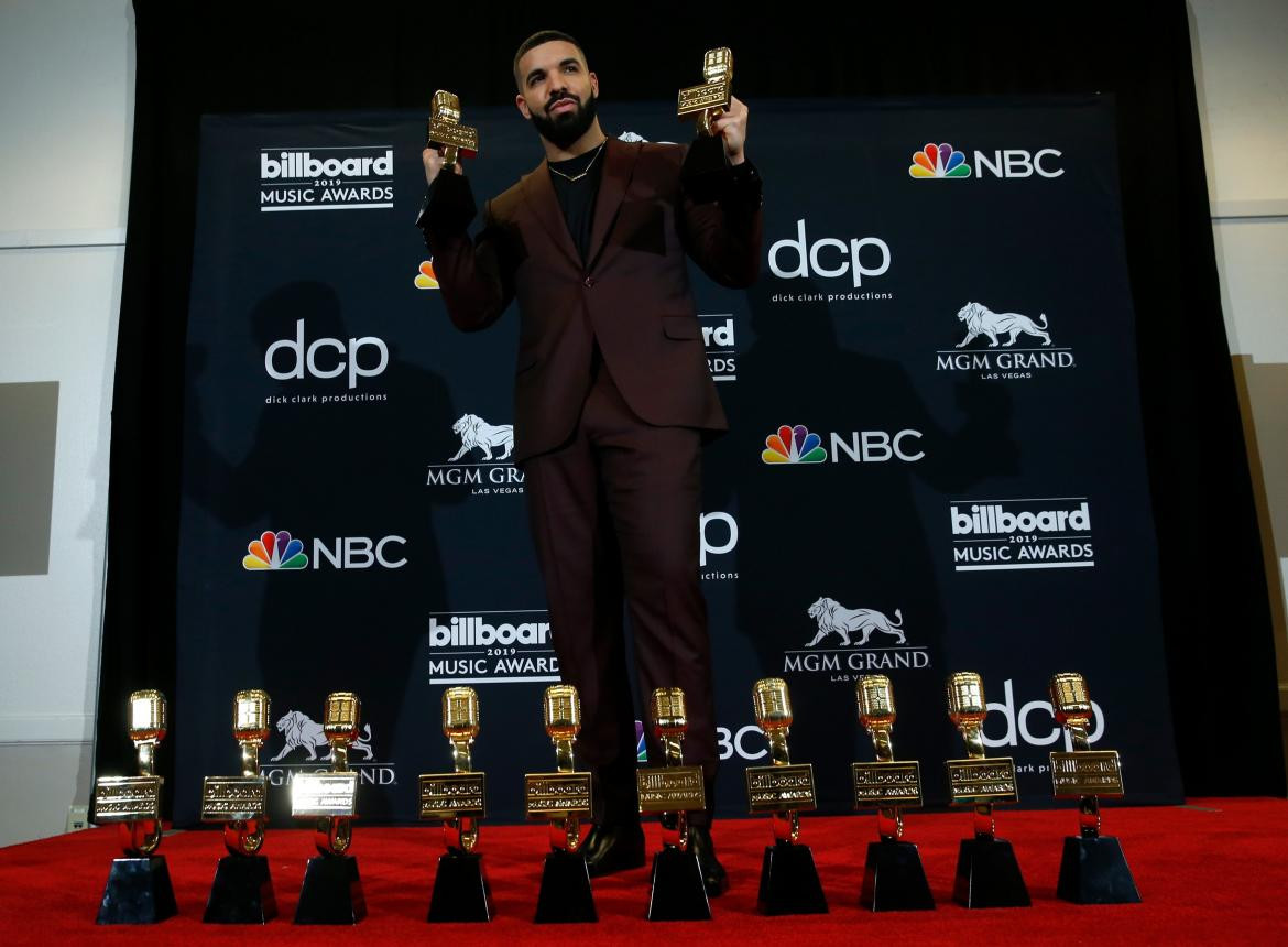 Drake en los premios Billboard Music Awards 2019 (Reuters)