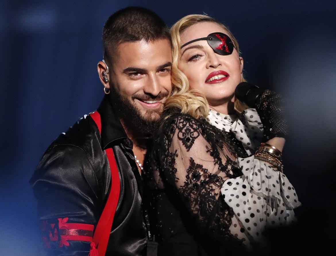 Madonna y Maluma, Medellin, Billboard 2019, música, REUTERS