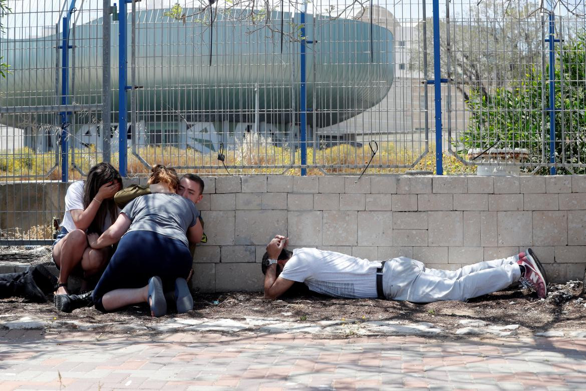 Bombardeos en Israel desde Palestina y Hamas (Reuters)