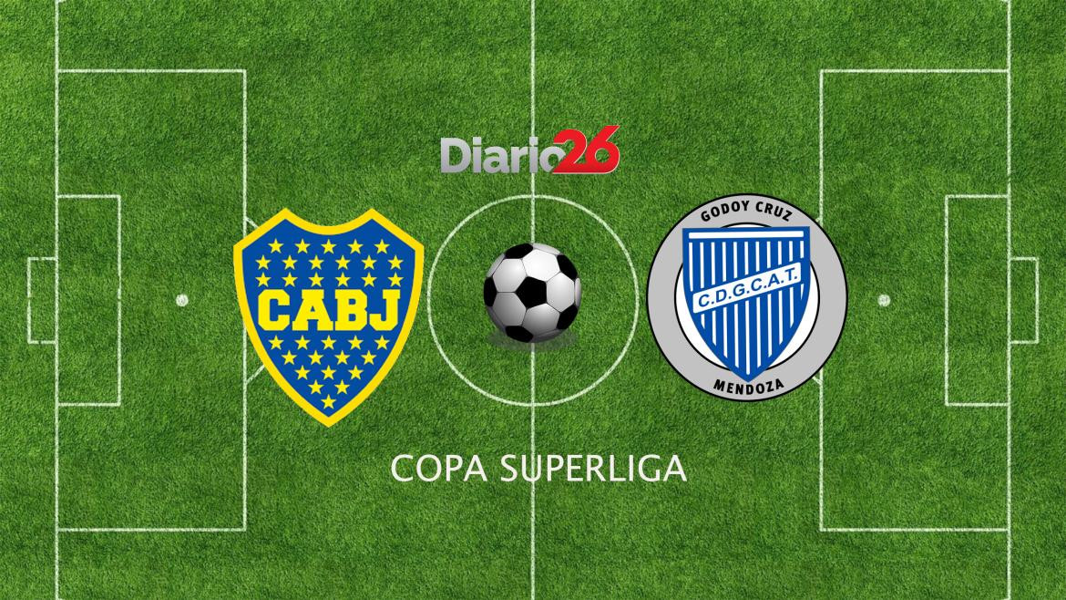 Copa Superliga, Boca vs. Godoy Cruz, fútbol, deportes, Diario 26	