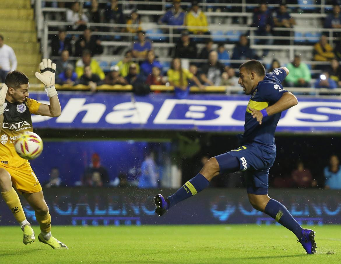 Copa Superliga, Boca vs. Godoy Cruz, fútbol, deportes, Ramón Wanchope Ábila, NA