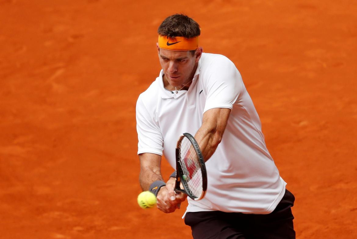 Juan Martín Del Potro en el Masters 1000 de Madrid (Reuters)