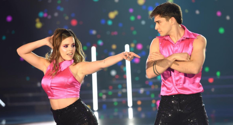 Sofía Morandi y Julian Serrano en el Super Bailando 2019 (Prensa)