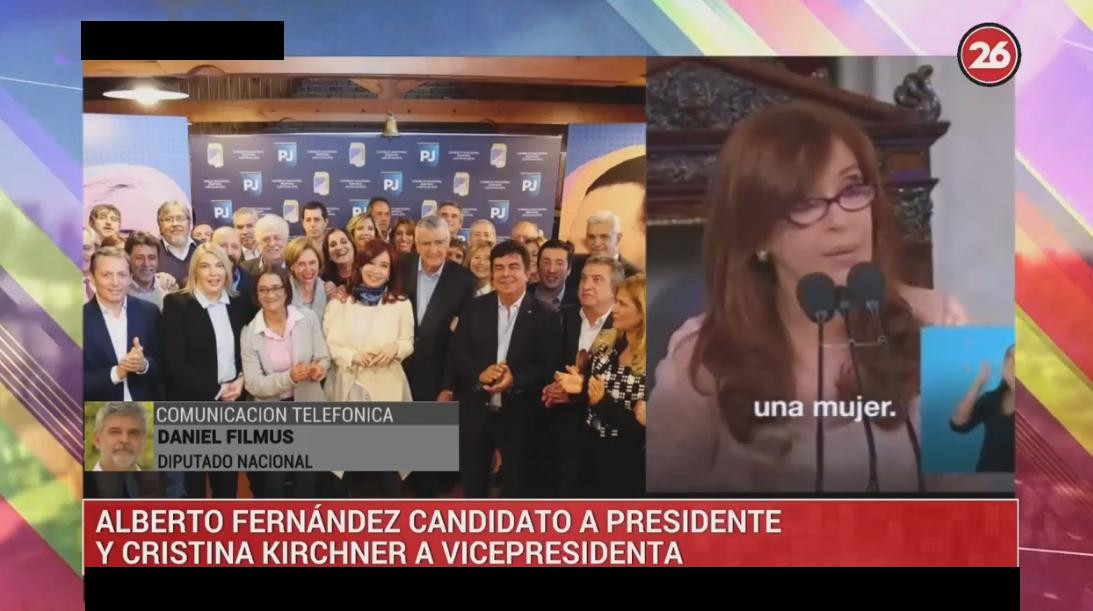 Daniel Filmus sobre candidatura de Cristina Kirchner - Canal 26