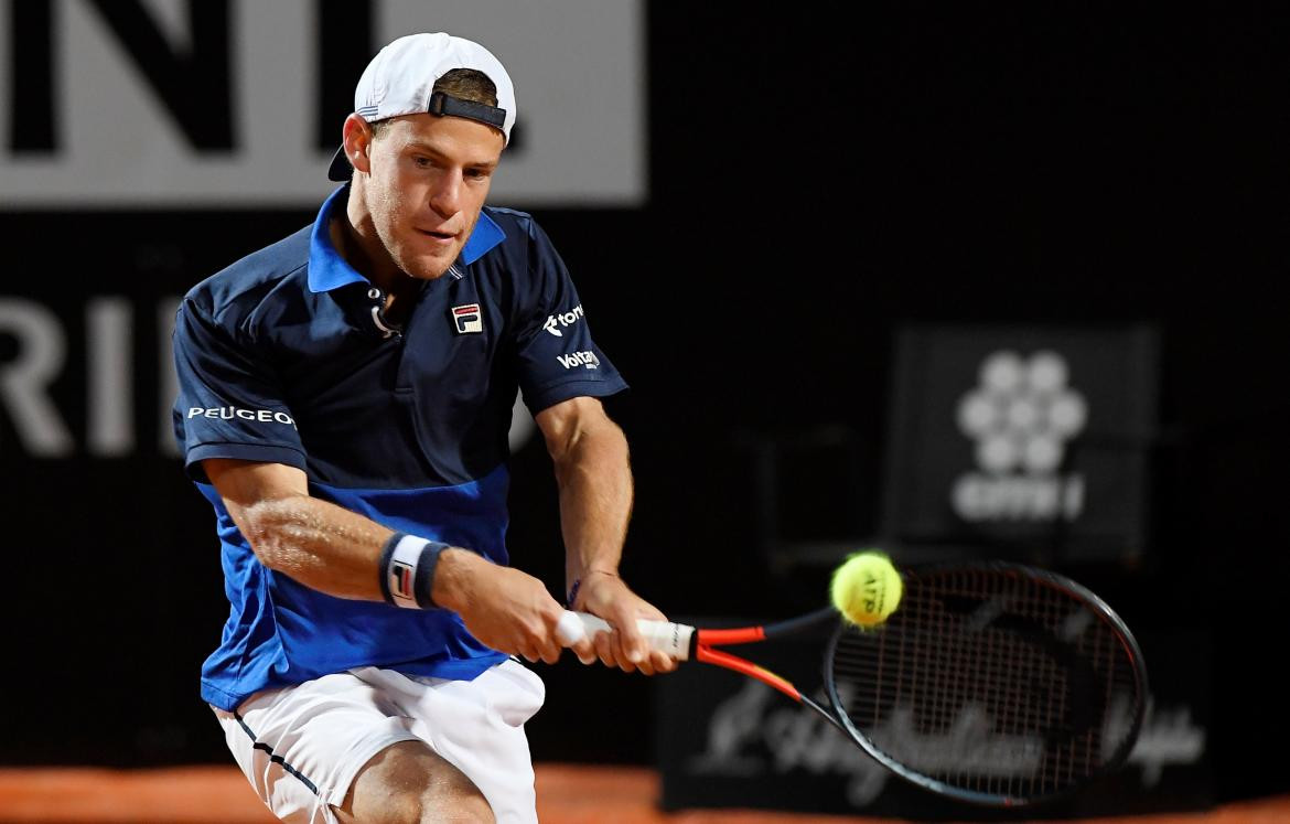 Diego Schwartzman en el Masters 1000 de Roma (Reuters)