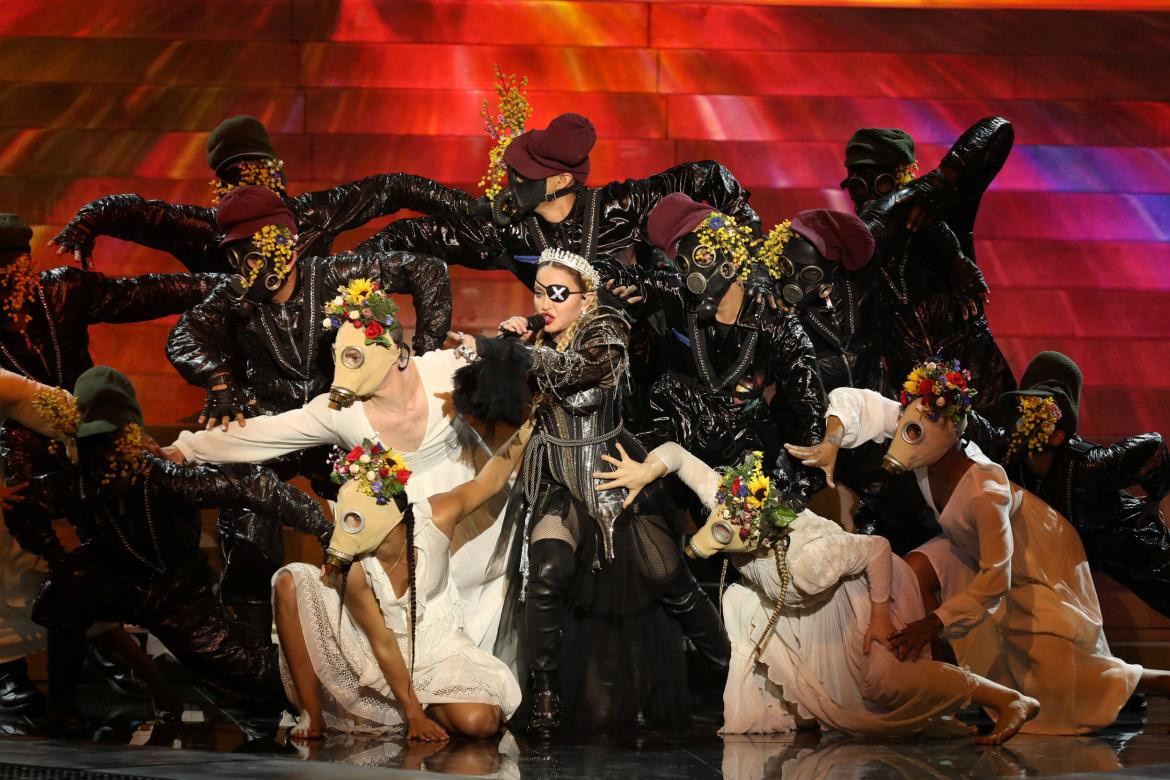 Madonna - Presentación en Eurovision Reuters