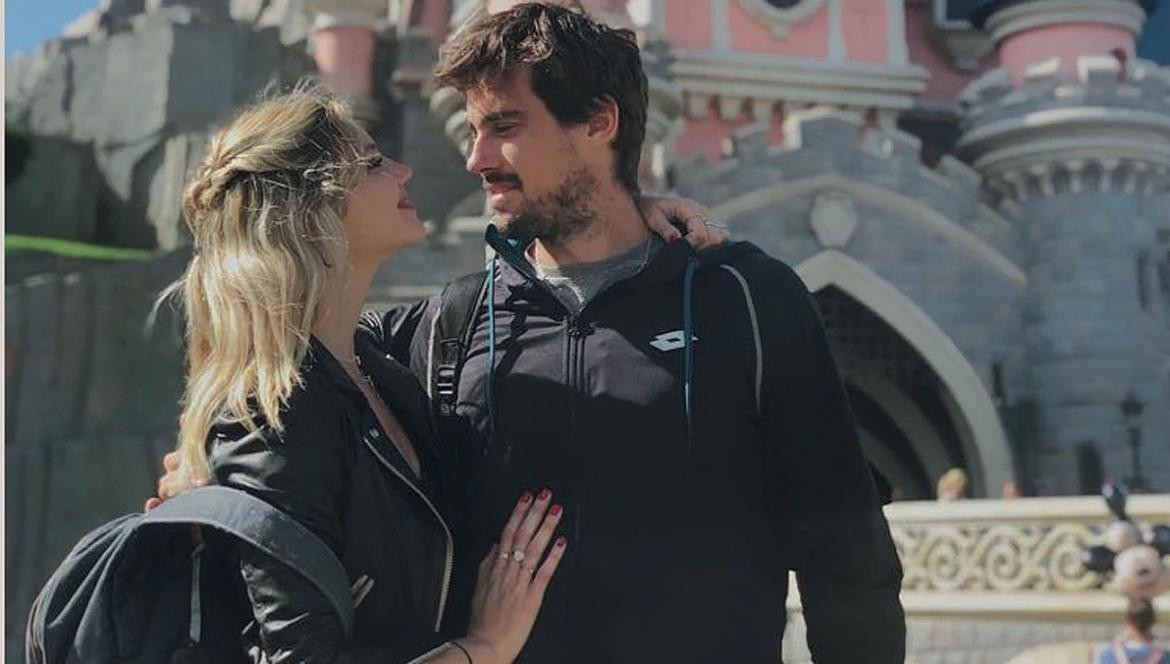 Stephanie Demmer y Guido Pella