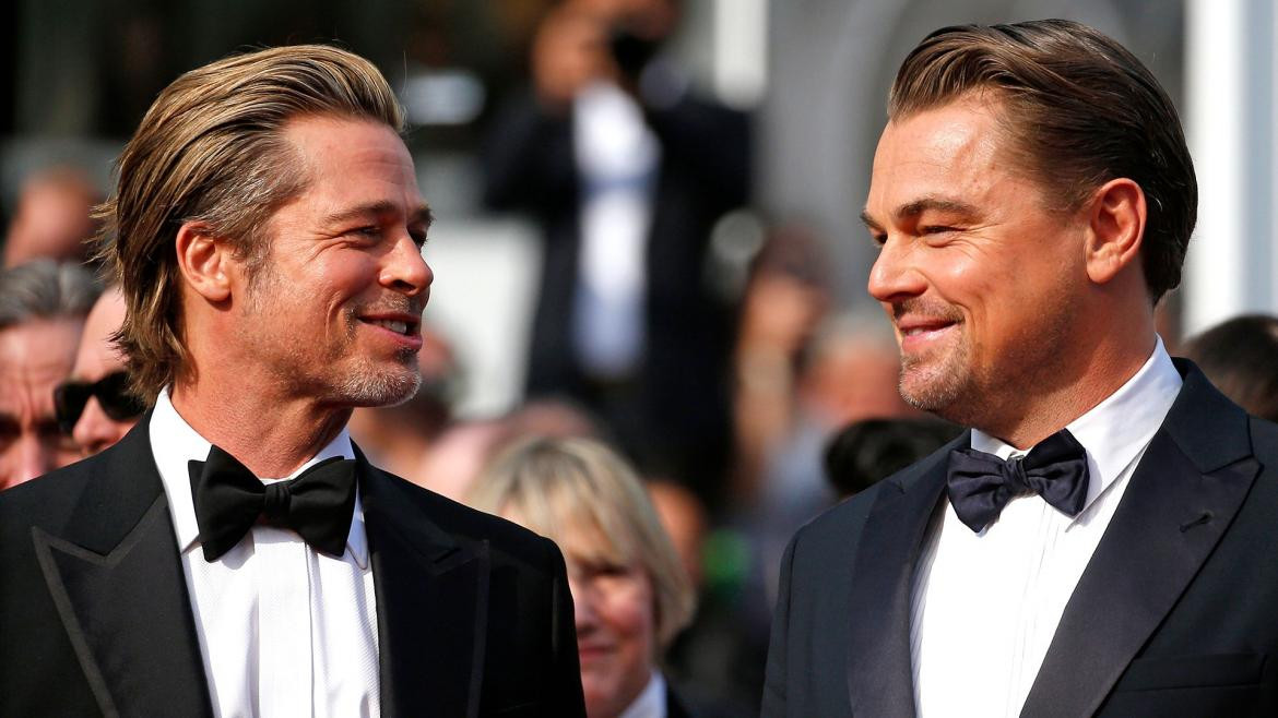 Leonardo Di Caprio y Brad Pitt