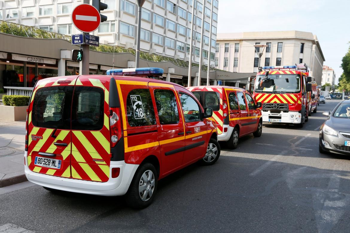 Explosión en Lyon - Foto Reuters