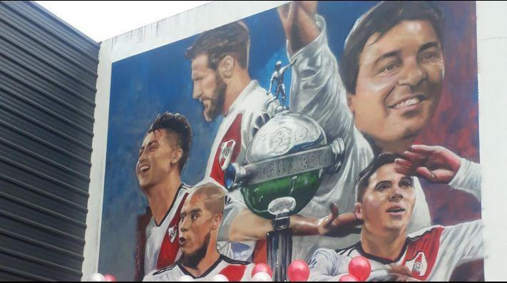 Mural de River en Nuñez