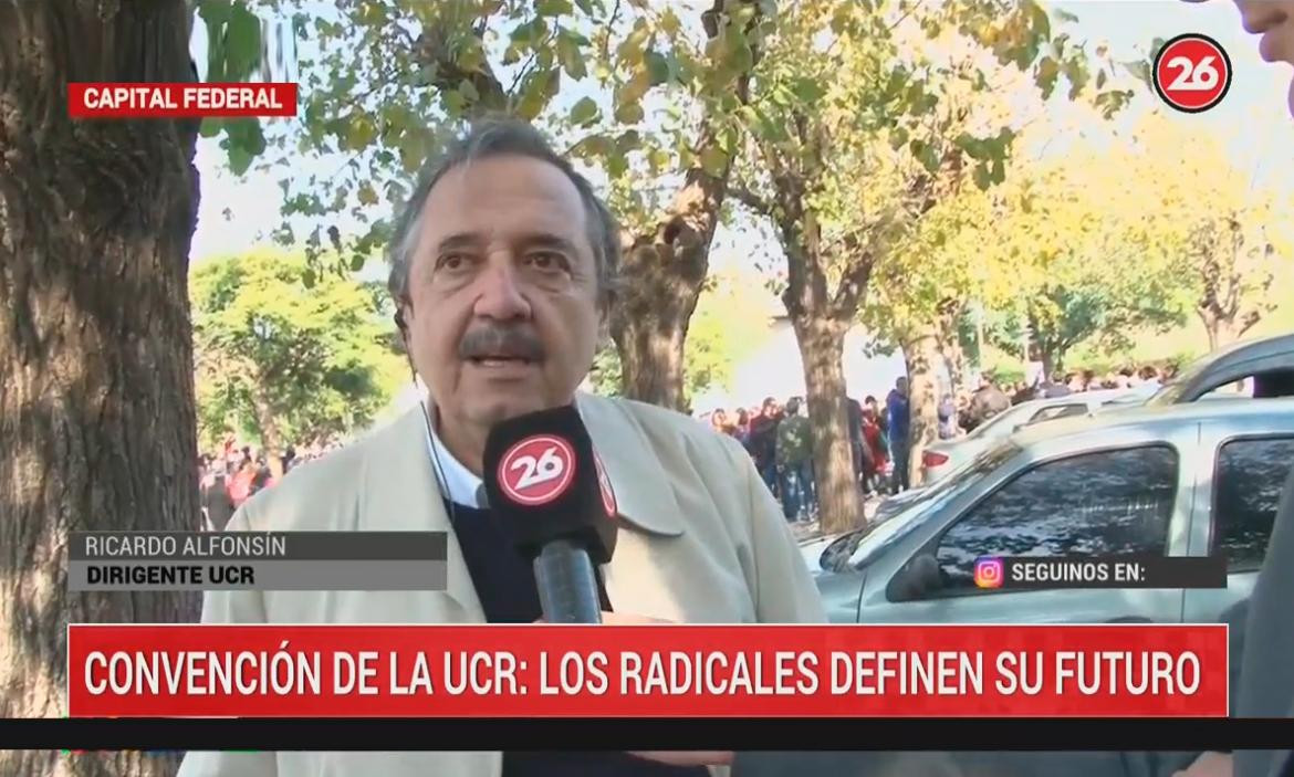 Ricardo Alfonsín, convención de UCR, Política, Elecciones 2109, Canal 26