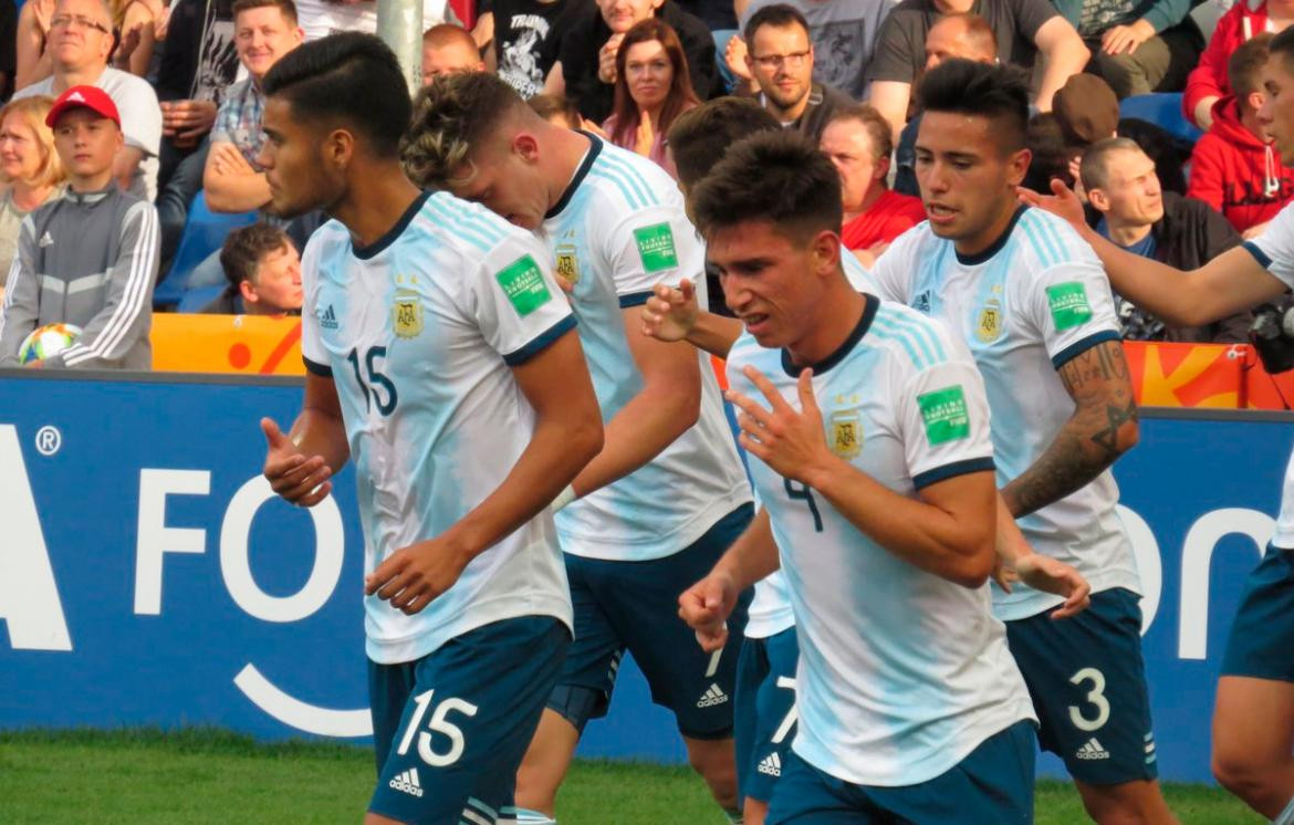 Selección Portugal vs Selección Argentina - Mundial Sub 20 - Gol - Foto Twitter Selección	