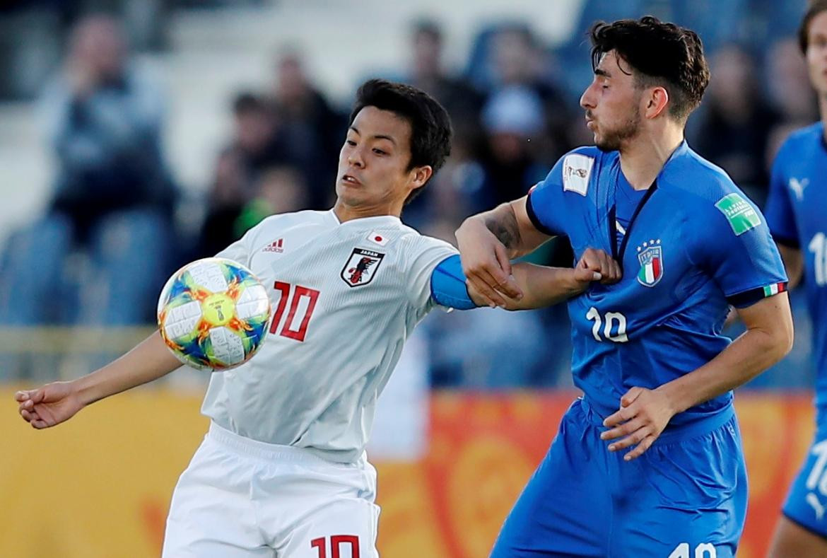 Selección Italia vs Selección Japón - Mundial sub 20 de Polonia, Reuters