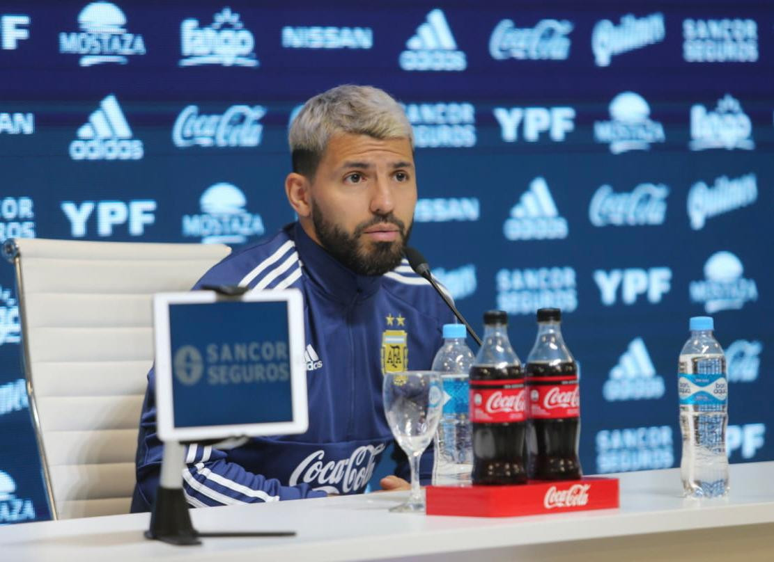Sergio Kun Agüero, Selección Argentina de fútbol, deportes, conferencia de prensa, Copa América 2019, NA