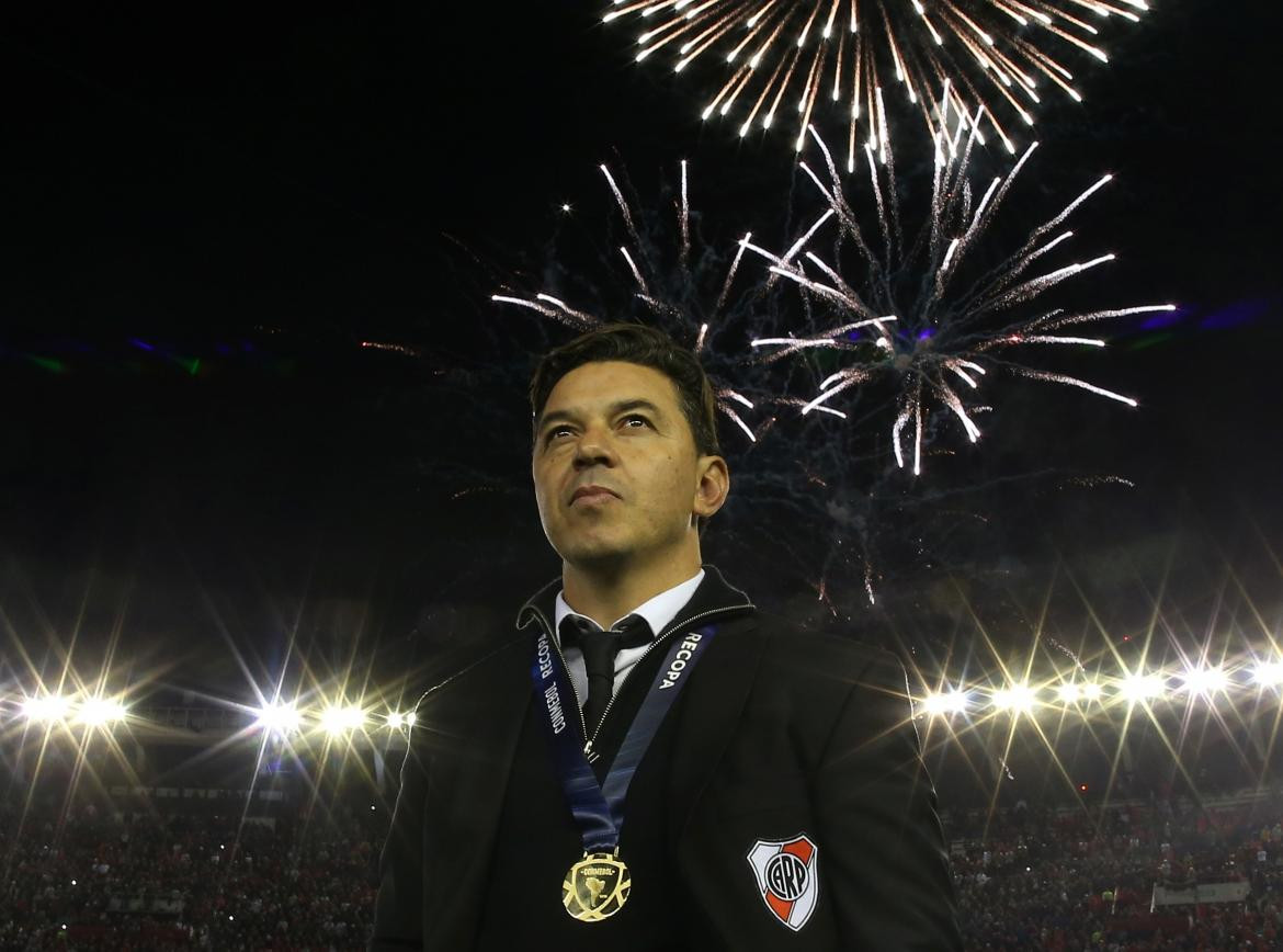 Marcelo Gallardo - River campeón de la Recopa Sudamericana (Reuters)